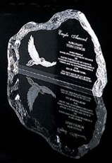 Clear Iceberg Award II (6"x4 1/2"x1")